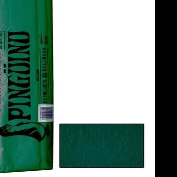 PAPEL CREPE PINGUINO VERDE NAVIDAD E.10 C.250 35